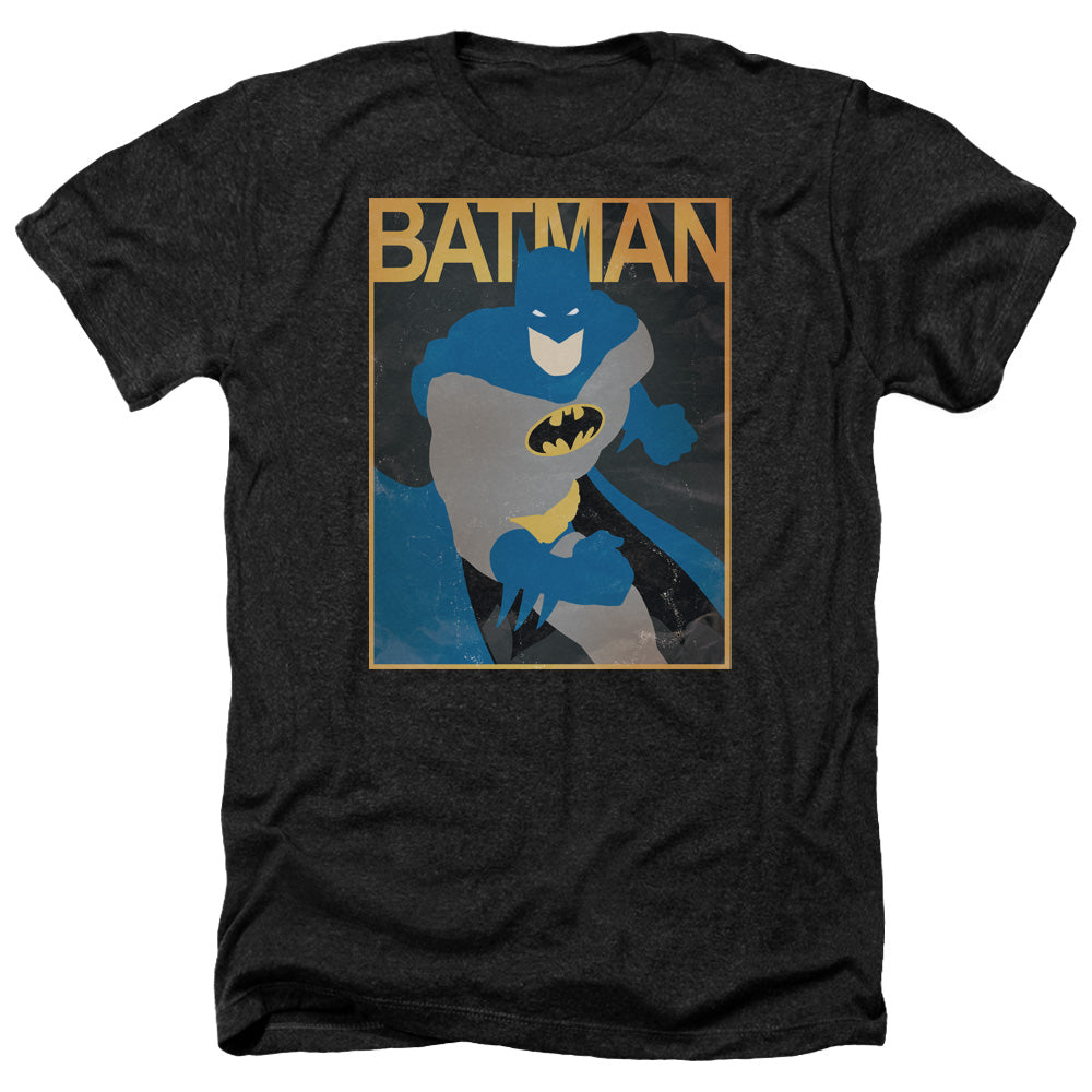 Batman - Simple Bm Poster - Adult Heather-black