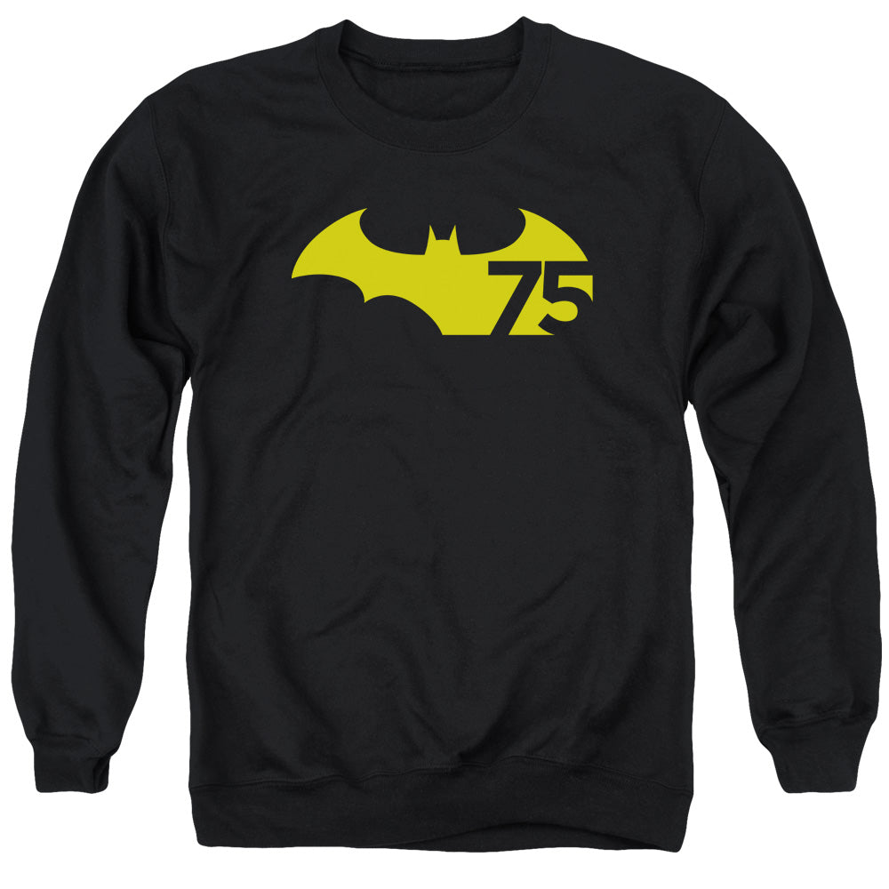 Batman - 75 Logo 2 - Adult Crewneck Sweatshirt - Black