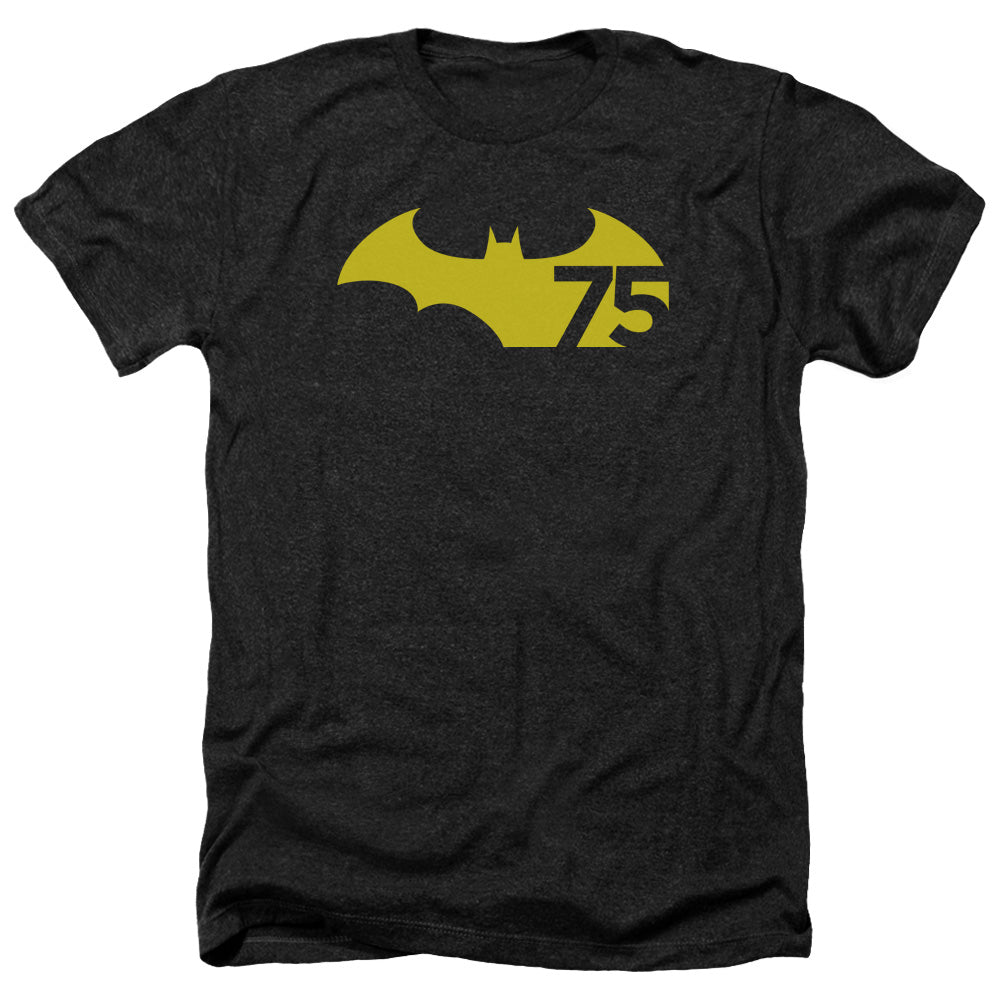 Batman - 75 Logo 2 - Adult Heather-black