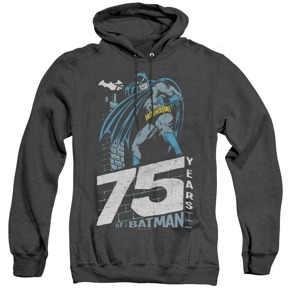Batman - Rooftop - Adult Heather Hoodie - Black
