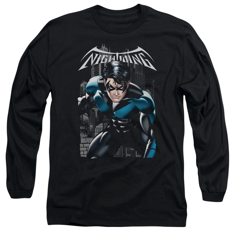 Batman - A Legacy - Long Sleeve Adult 18/1 - Black T-shirt