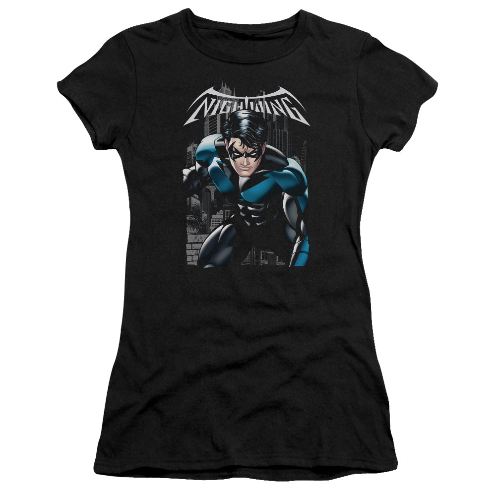 Batman - A Legacy - Short Sleeve Junior Sheer - Black T-shirt