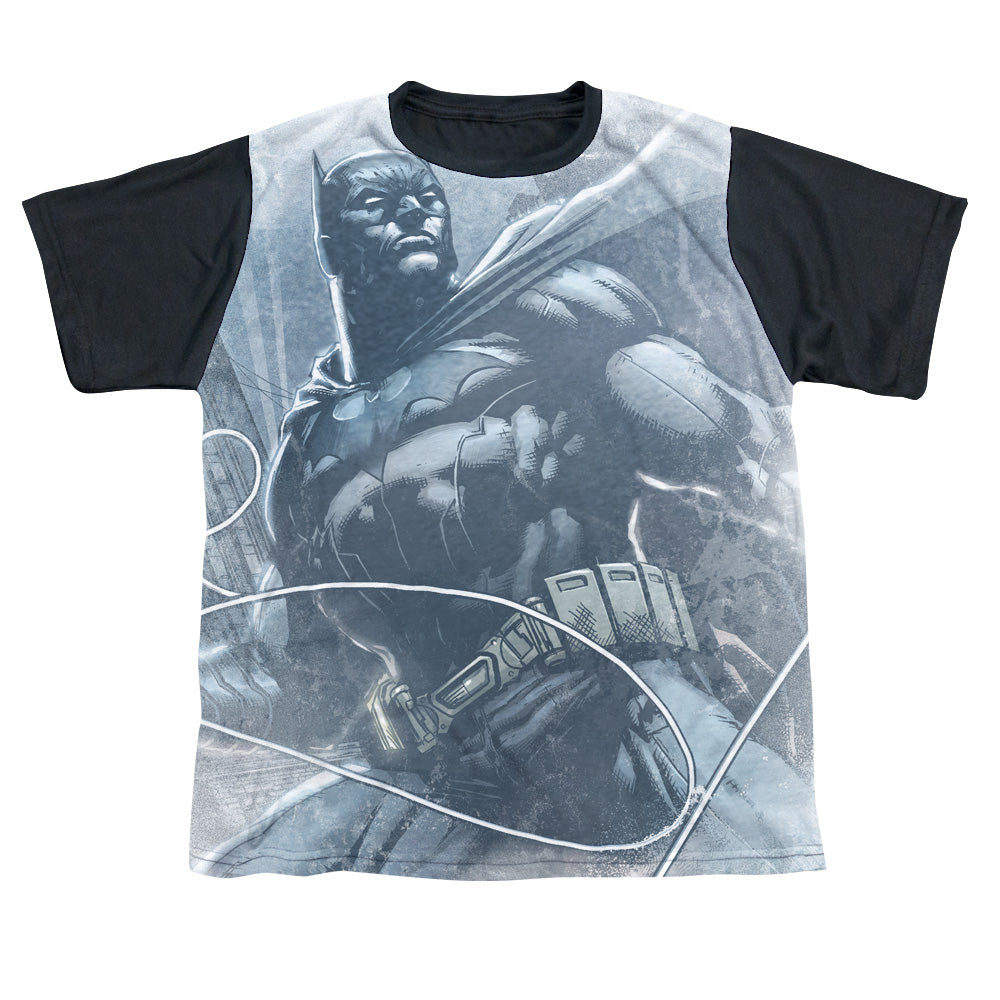 Batman - Protector - Short Sleeve Youth White Front Black Back - White T-shirt