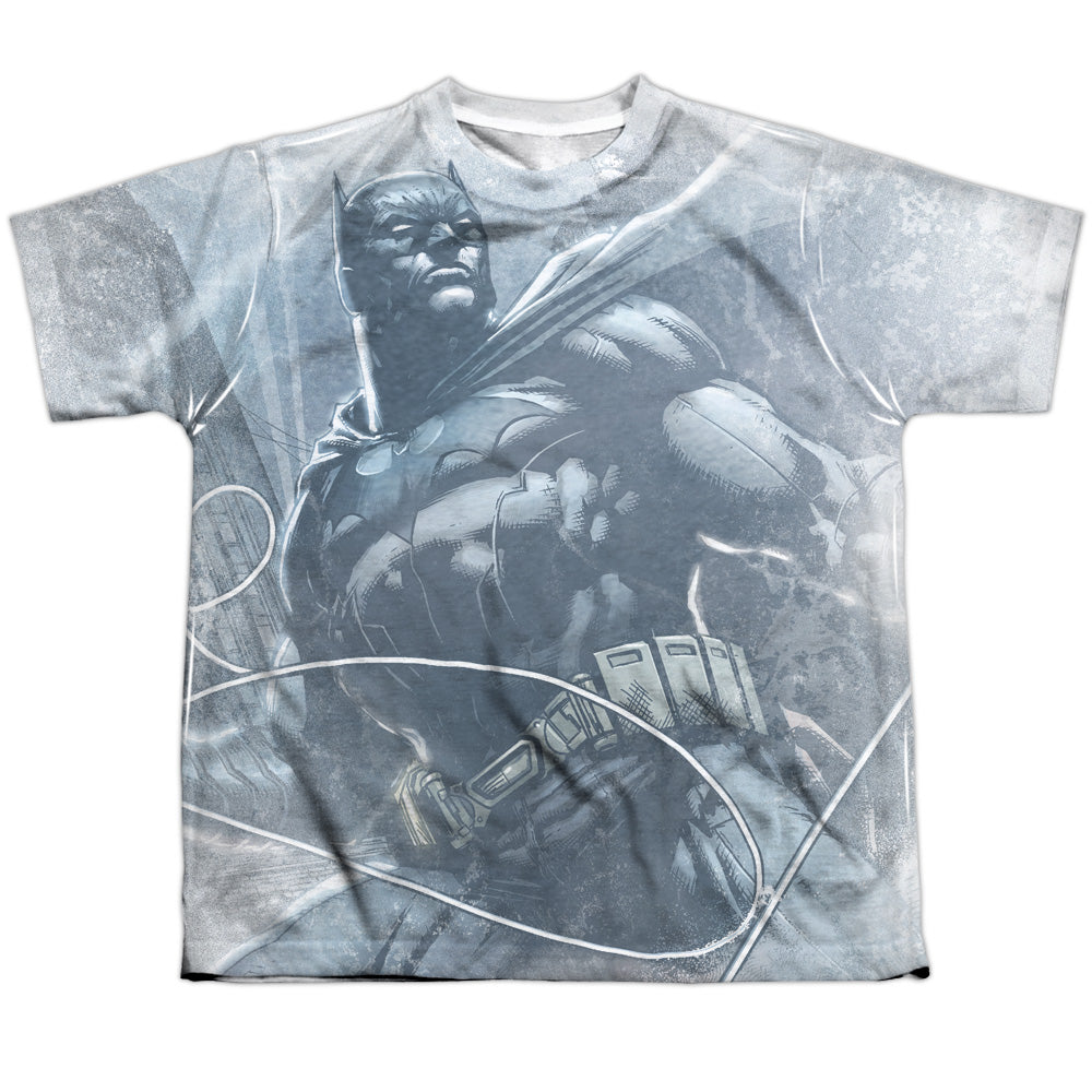 Batman - Protector - Short Sleeve Youth Poly Crew - White T-shirt