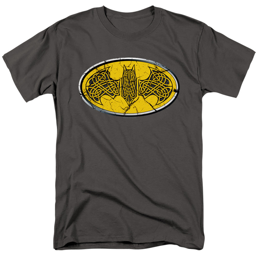 Batman - Celtic Shield - Short Sleeve Adult 18/1 - Charcoal T-shirt