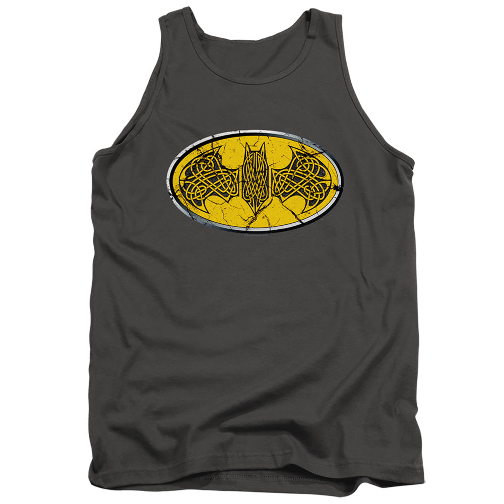 Batman - Celtic Shield - Adult Tank - Charcoal