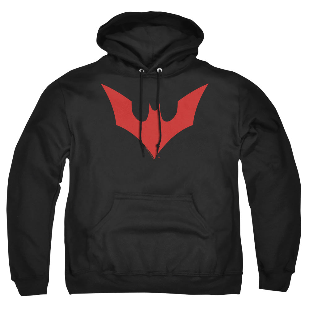 Batman Beyond - Beyond Bat Logo - Adult Pull-over Hoodie - Black