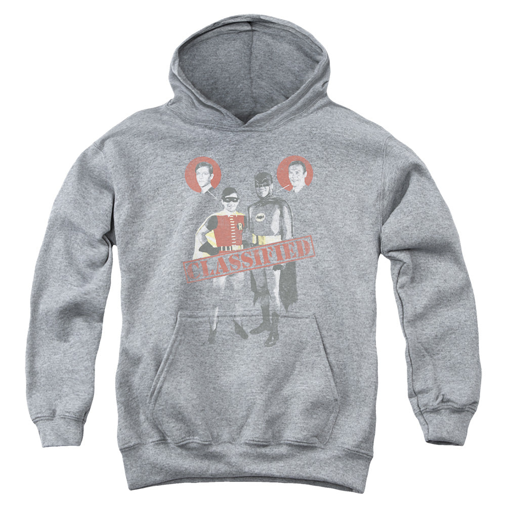 Batman Classic Tv - Classified - Youth Pull-over Hoodie - Heather