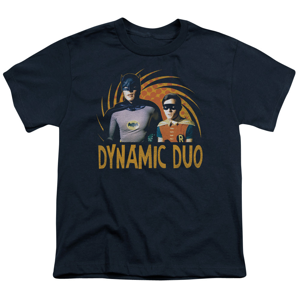 Batman Classic Tv - Dynamic - Short Sleeve Youth 18/1 - Navy T-shirt