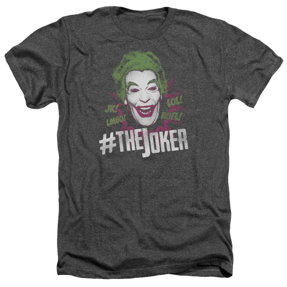 Batman Classic Tv - #joker - Adult Heather - Charcoal