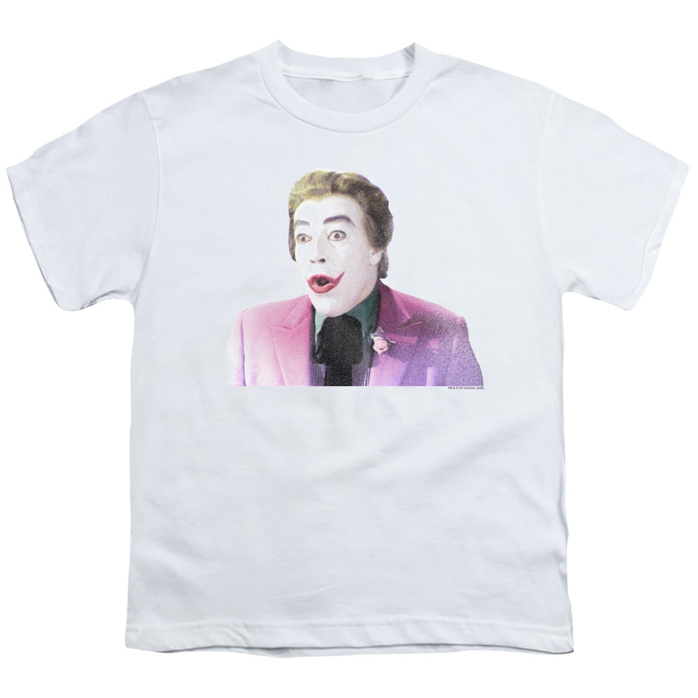 Batman Classic Tv - Thrilled - Short Sleeve Youth 18/1 - White T-shirt