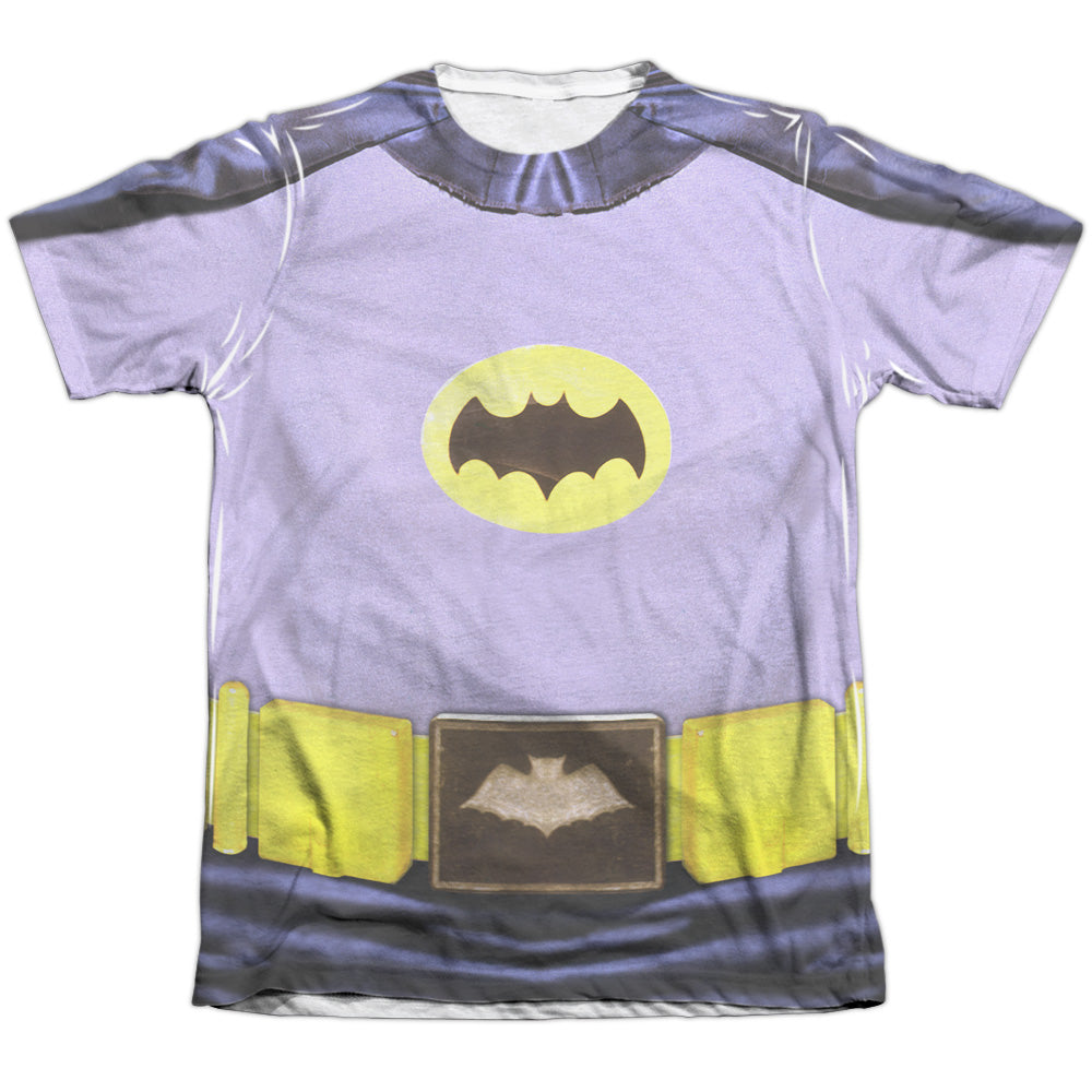 Batman Classic Tv - Batman Costume - Adult Poly/cotton Short Sleeve Tee - White T-shirt