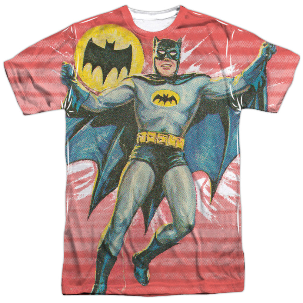 Batman Classic Tv - Wrong Question - Short Sleeve Adult Poly Crew - White T-shirt