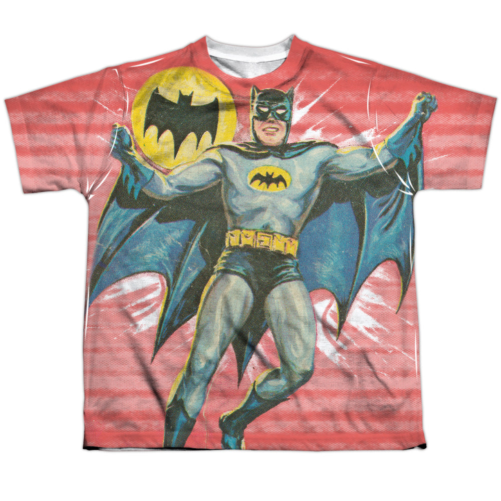 Batman Classic Tv - Wrong Question - Short Sleeve Youth Poly Crew - White T-shirt