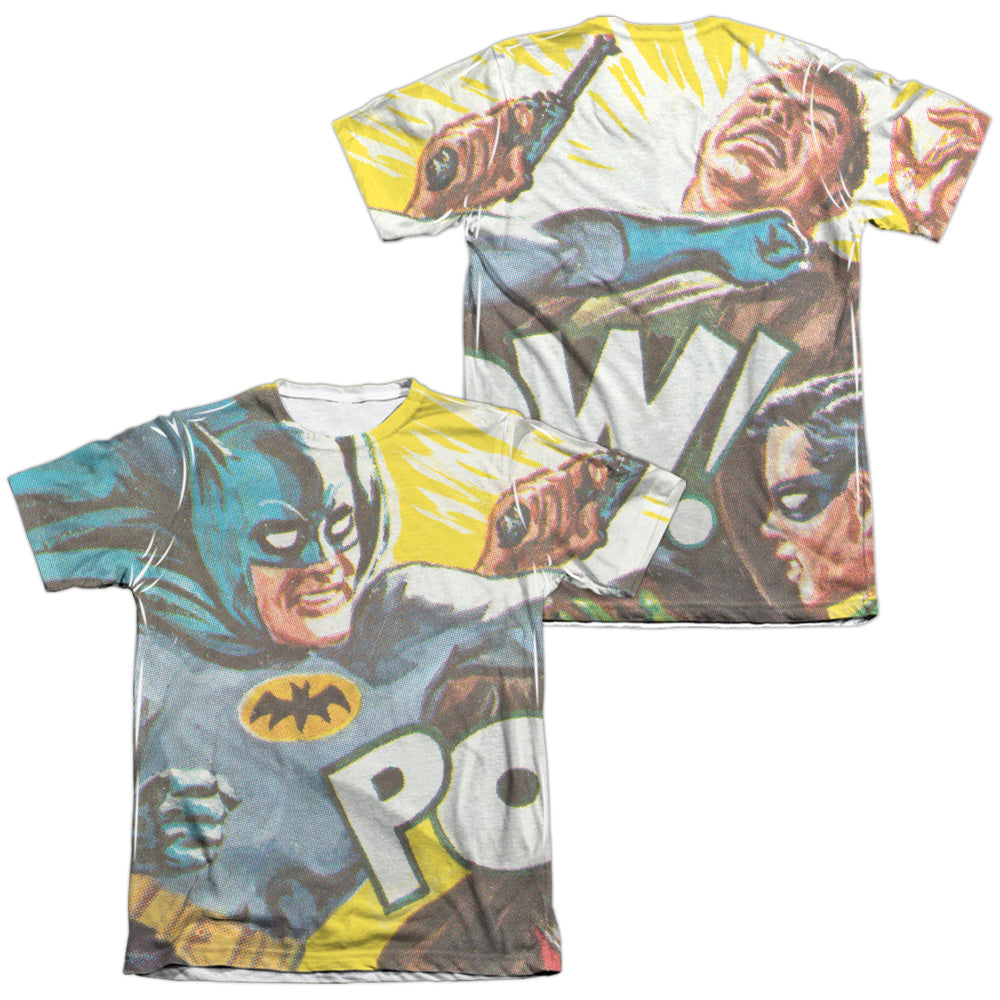 Batman Classic Tv - On The Chin (Front/back Print) - Adult Poly/cotton Short Sleeve Tee - White T-shirt