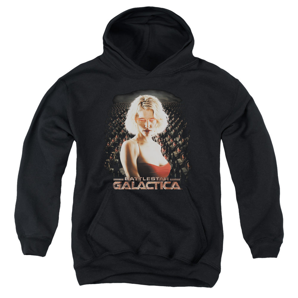 Bsg - Cylon Legion - Youth Pull-over Hoodie - Black