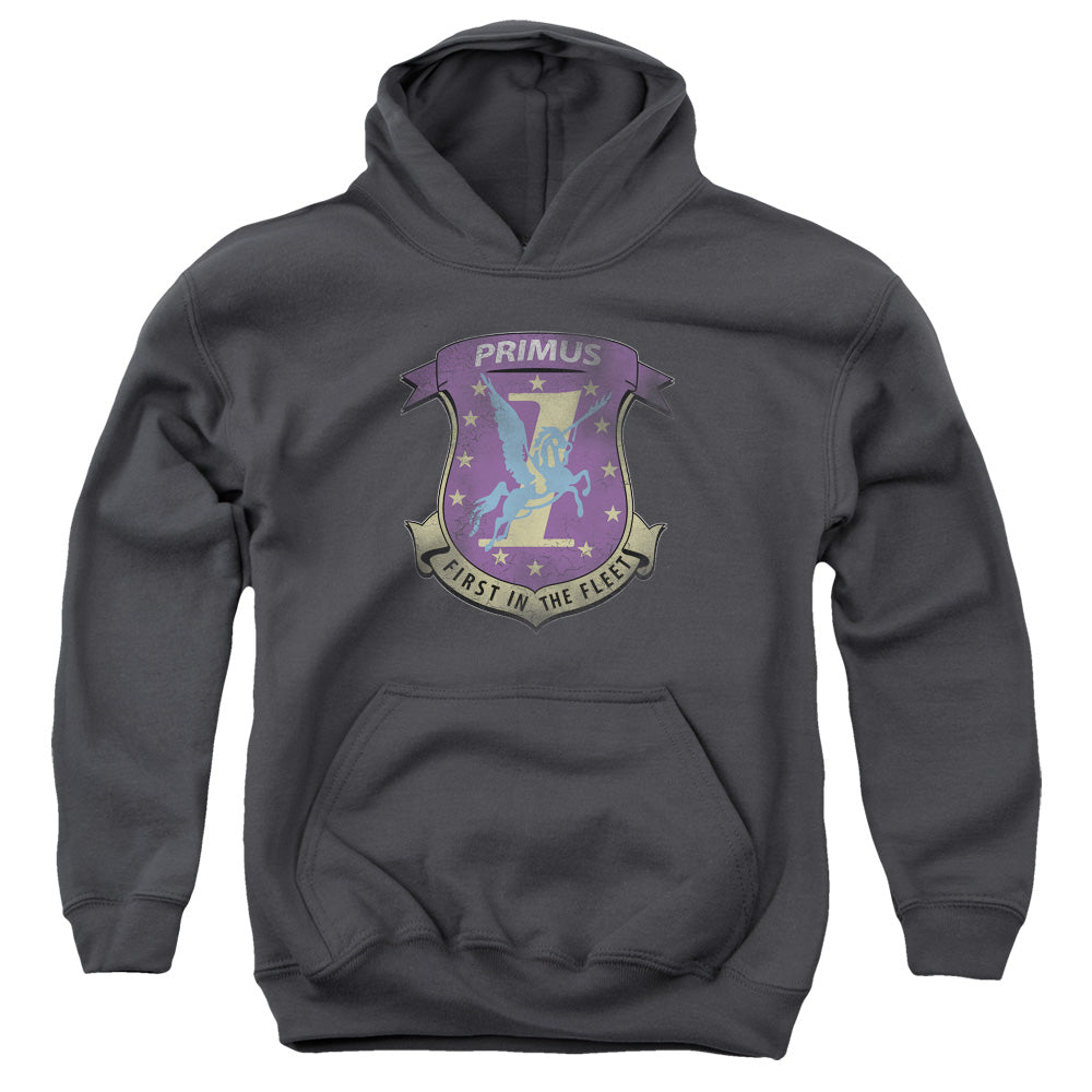Bsg - Primas Badge - Youth Pull-over Hoodie - Charcoal