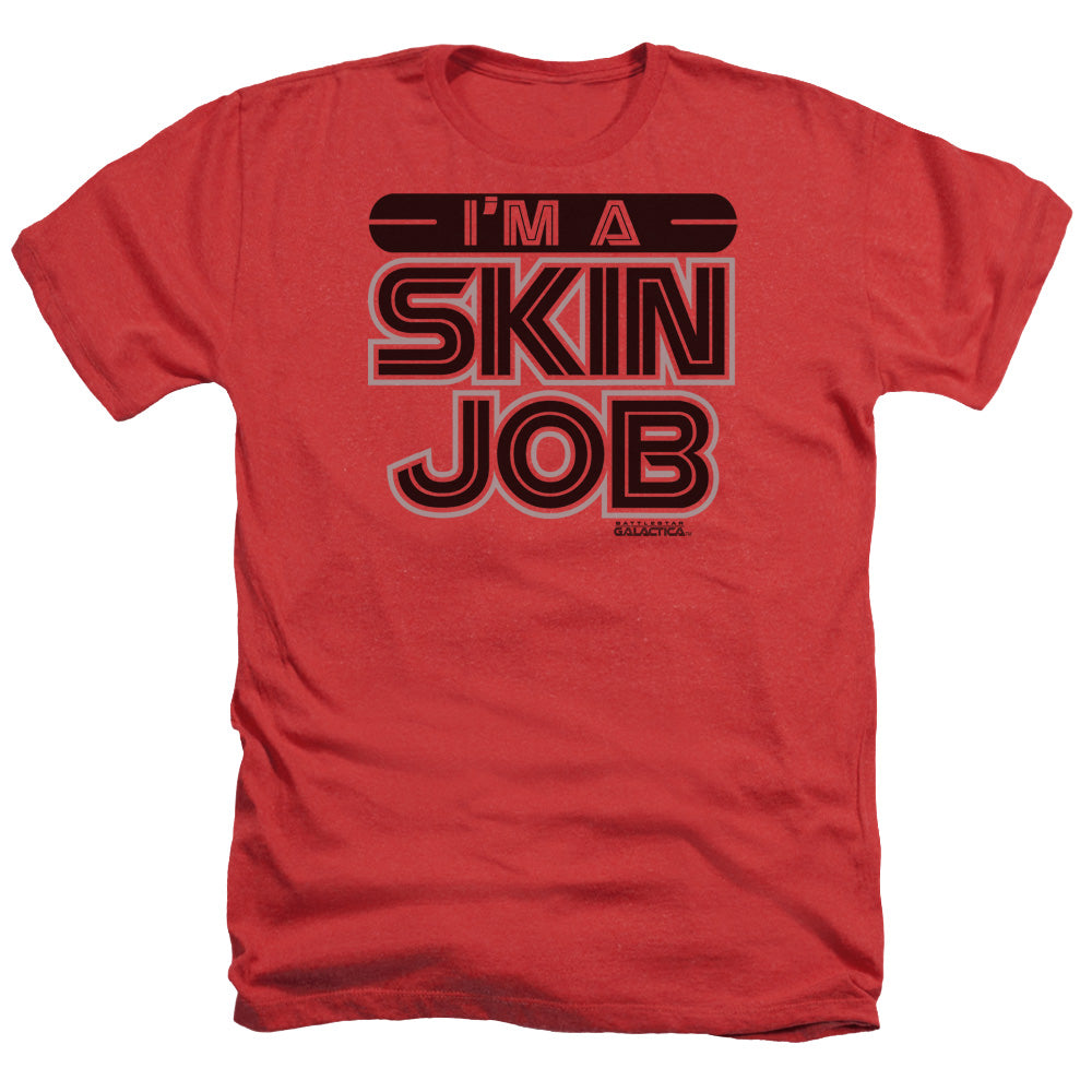 Bsg - Im A Skin Job - Adult Heather - Red