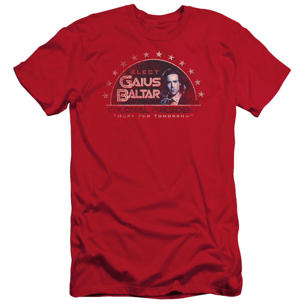 Bsg - Elect Gaius - Short Sleeve Adult 30/1 - Red T-shirt