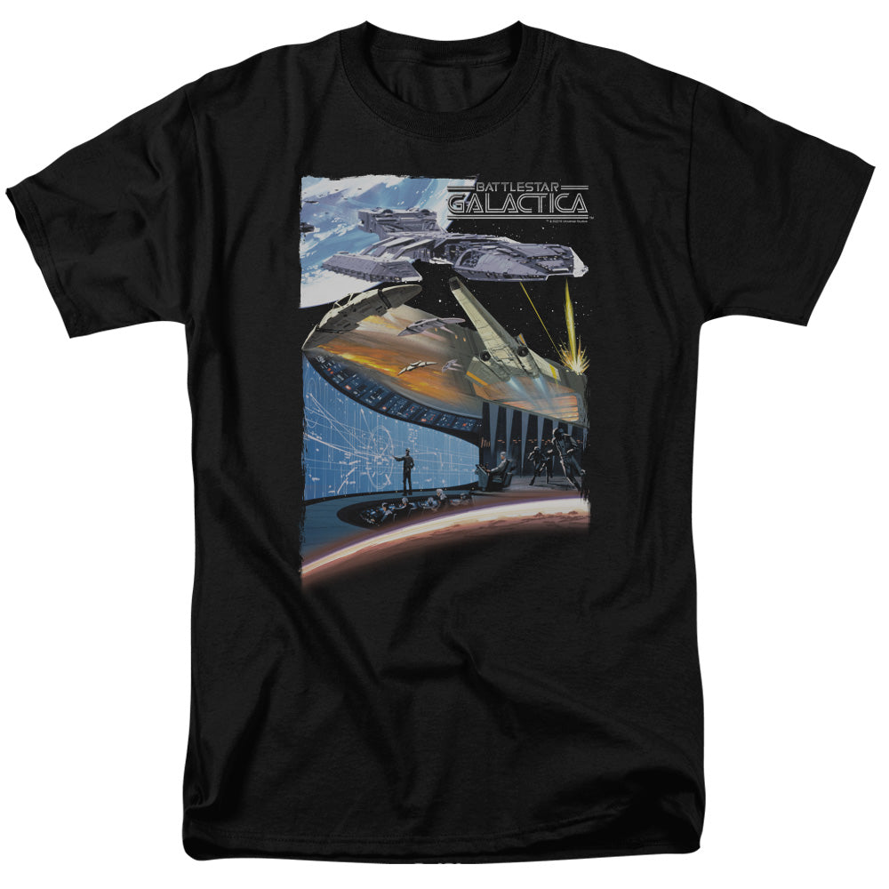 Bsg - Concept Art - Short Sleeve Adult 18/1 - Black T-shirt