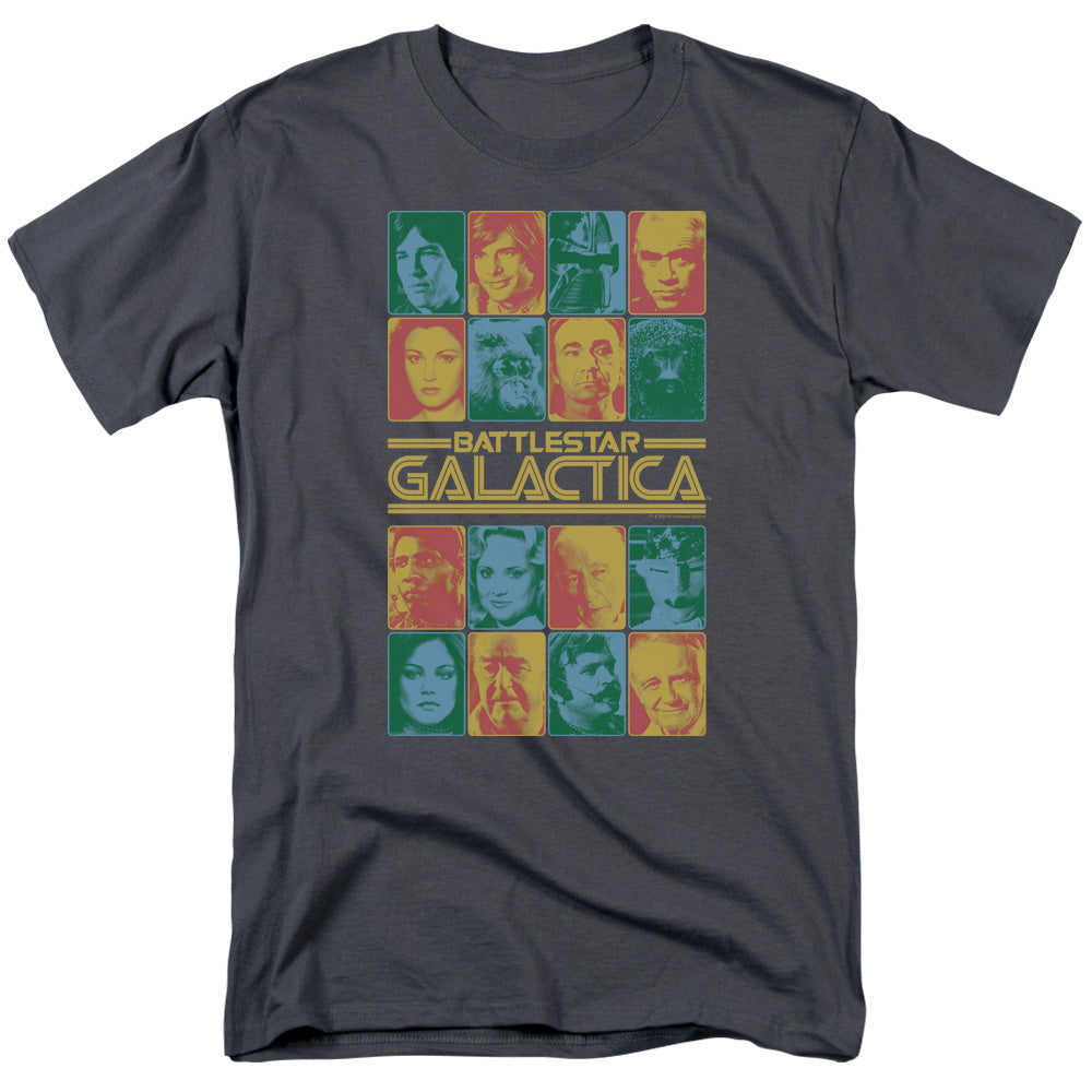 Bsg - 35th Anniversary Cast - Short Sleeve Adult 18/1 - Charcoal T-shirt