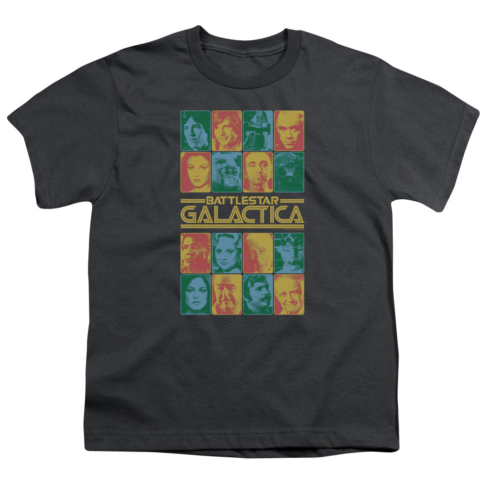 Bsg - 35th Anniversary Cast - Short Sleeve Youth 18/1 - Charcoal T-shirt