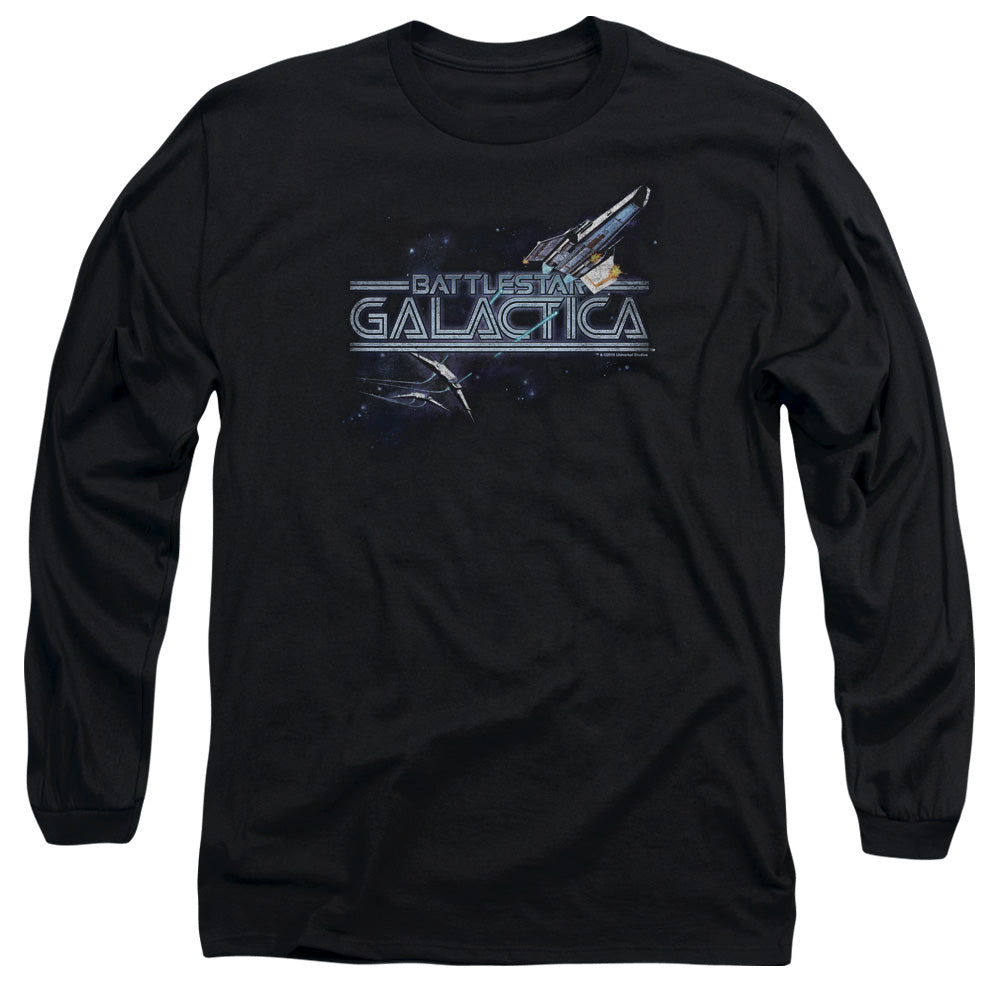 BSG CYLON PERSUIT - L/S ADULT 18/1 - BLACK T-Shirt