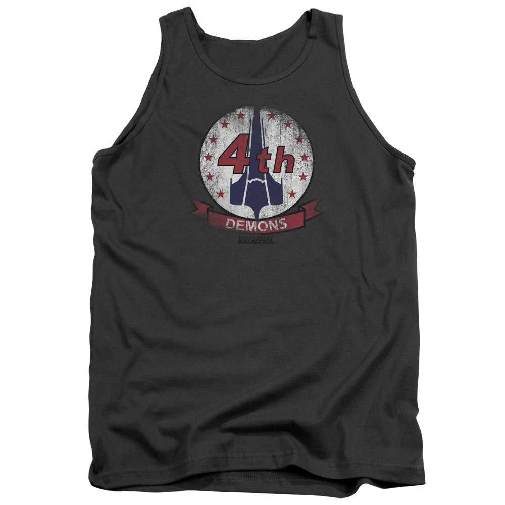Bsg - Demons Badge - Adult Tank - Charcoal