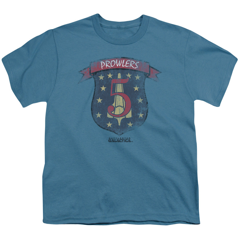 Bsg - Prowlers Badge - Short Sleeve Youth 18/1 - Slate T-shirt