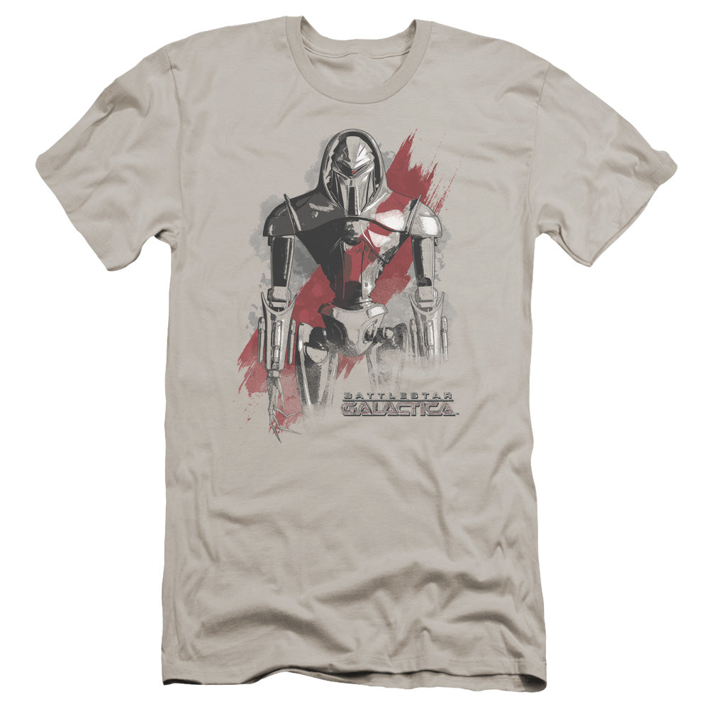 Bsg - Rebel Cenurion-premuim Canvas Adult Slim Fit 30/1 - Silver