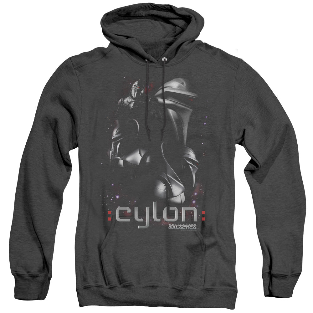 Battlestar Galactica - Centurions - Adult Heather Hoodie - Black