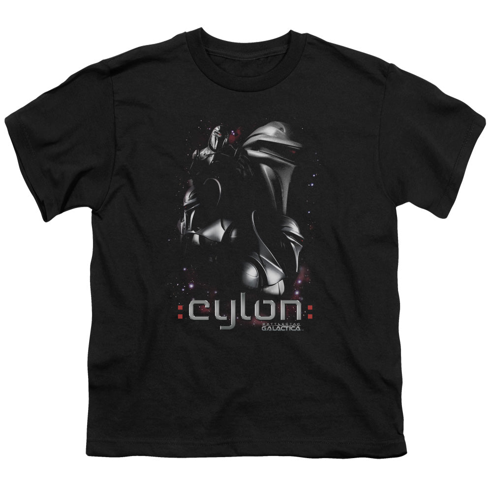 Battlestar Galactica - Centurions - Short Sleeve Youth 18/1 - Black T-shirt