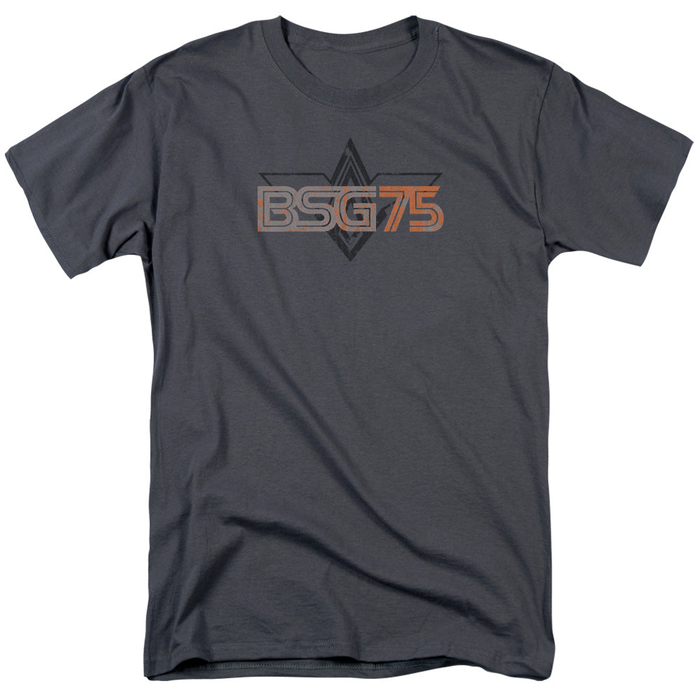 Battlestar Galactica - Bsg75 - Short Sleeve Adult 18/1 - Charcoal T-shirt