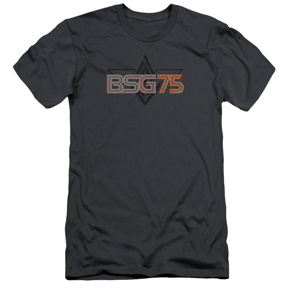 Battlestar Galactica - Bsg75 - Short Sleeve Adult 30/1 - Charcoal T-shirt