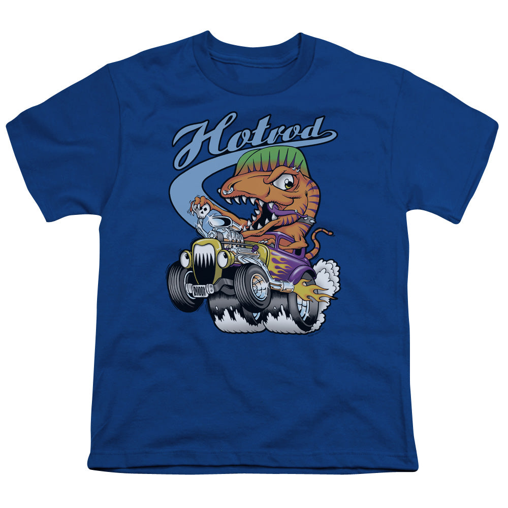 Hotrod - Short Sleeve Youth 18 - 1 - Royal Blue T-shirt