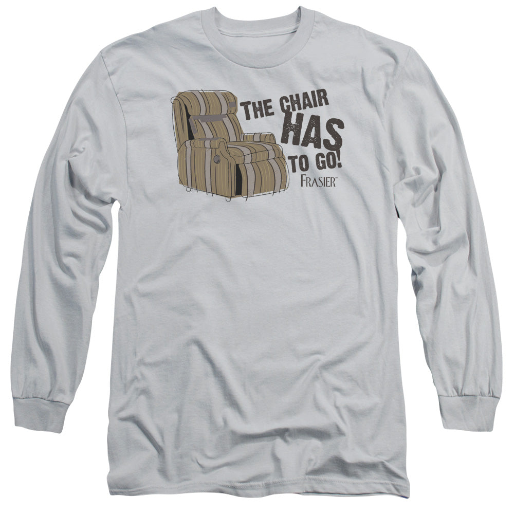 Frasier - The Chair - Long Sleeve Adult 18/1 - Silver T-shirt