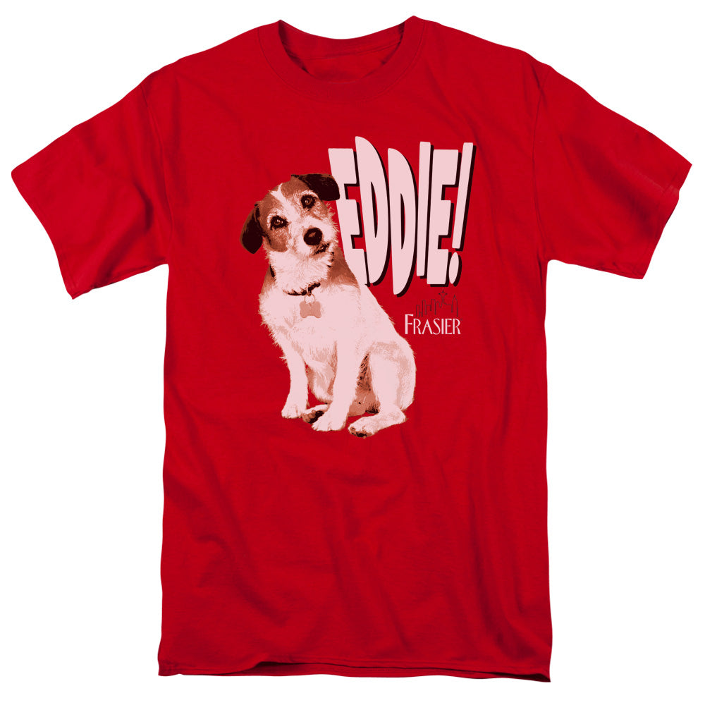 Frasier - Eddie - Short Sleeve Adult 18/1 - Red T-shirt