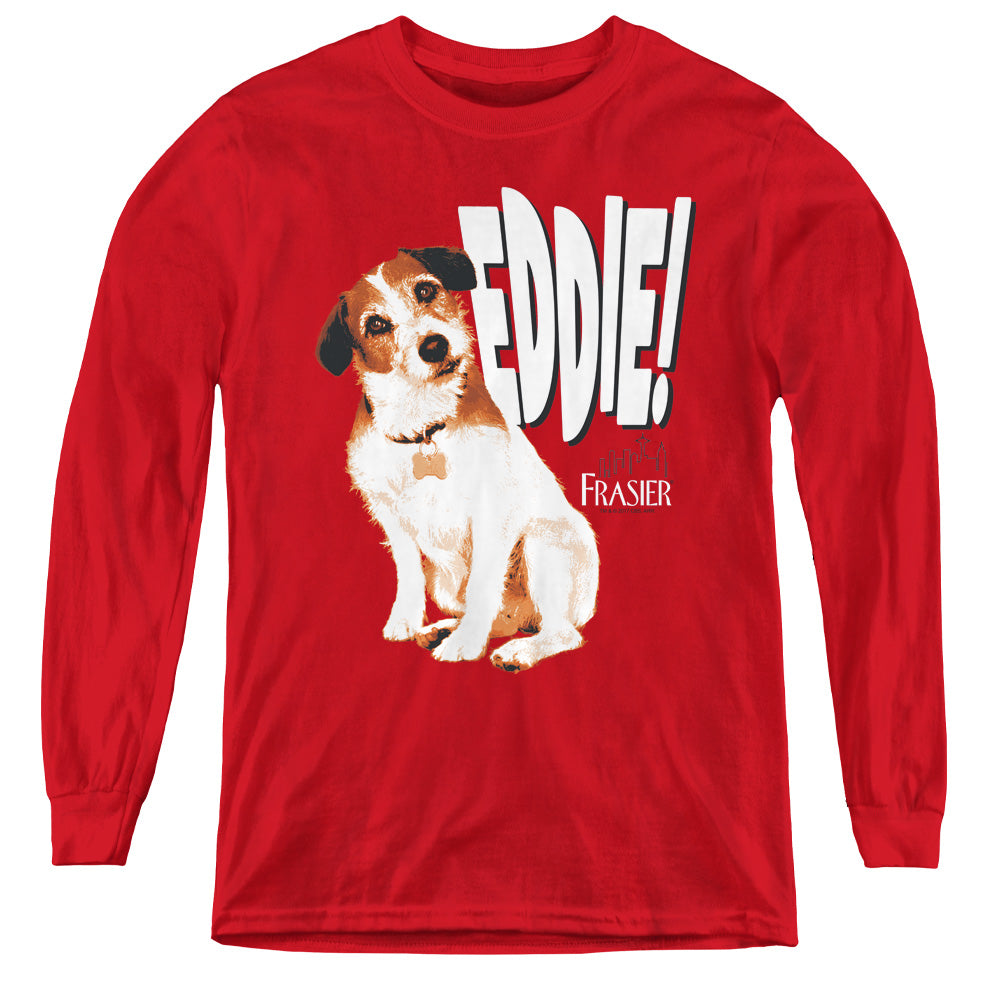 Frasier Eddie - Youth Long Sleeve Tee - Red