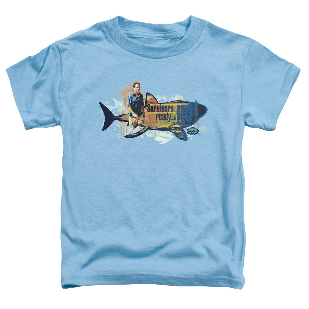 SURVIVOR READY GO - S/S TODDLER TEE - CAROLINA BLUE - T-Shirt