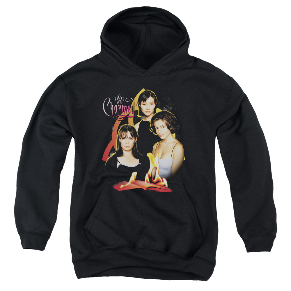 Charmed - Original Three - Youth Pull-over Hoodie - Black