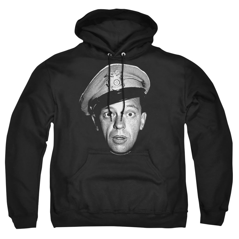 Andy Griffith - Barney Head - Adult Pull-over Hoodie - Black