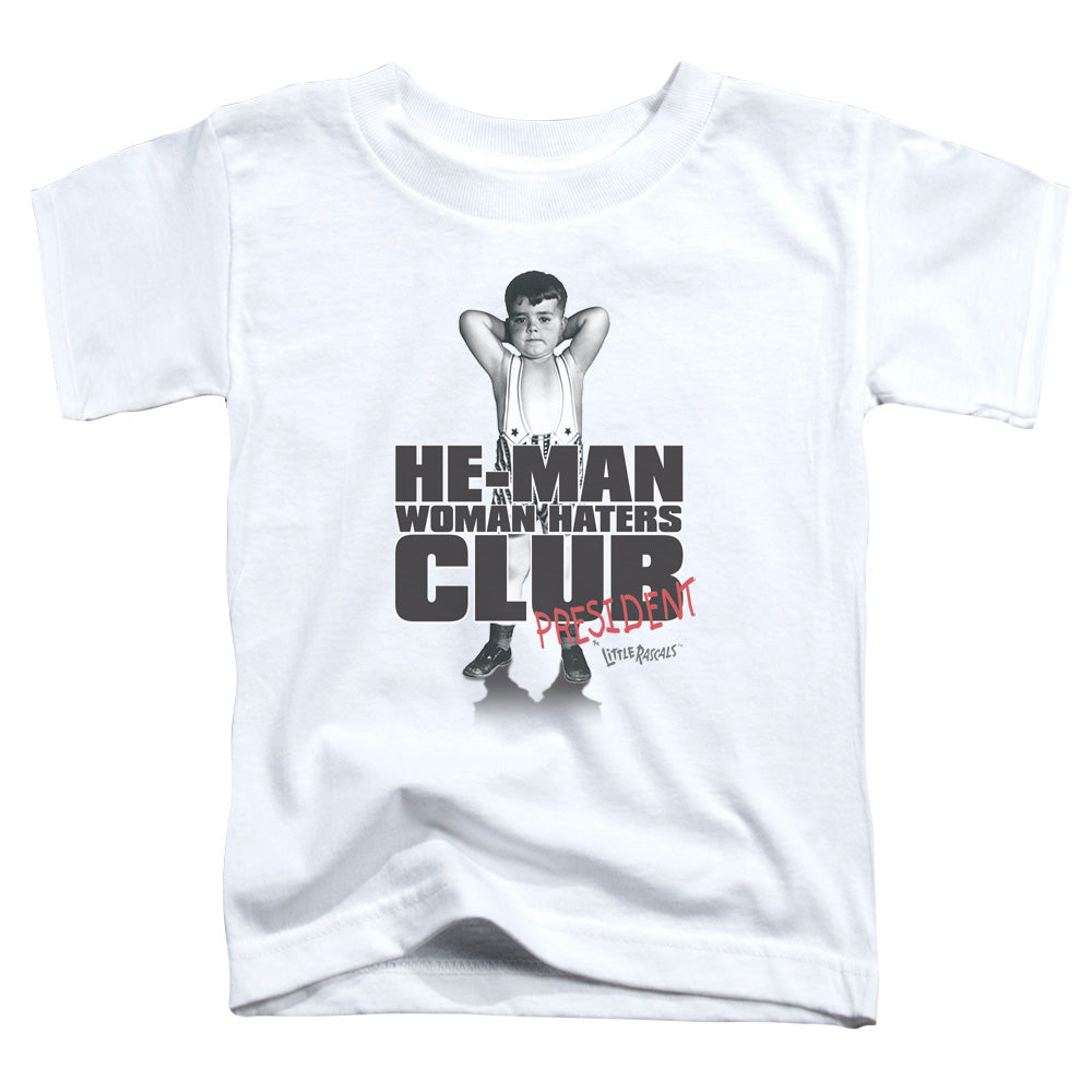 Little Rascals - Club President - Short Sleeve Toddler Tee - White T-shirt