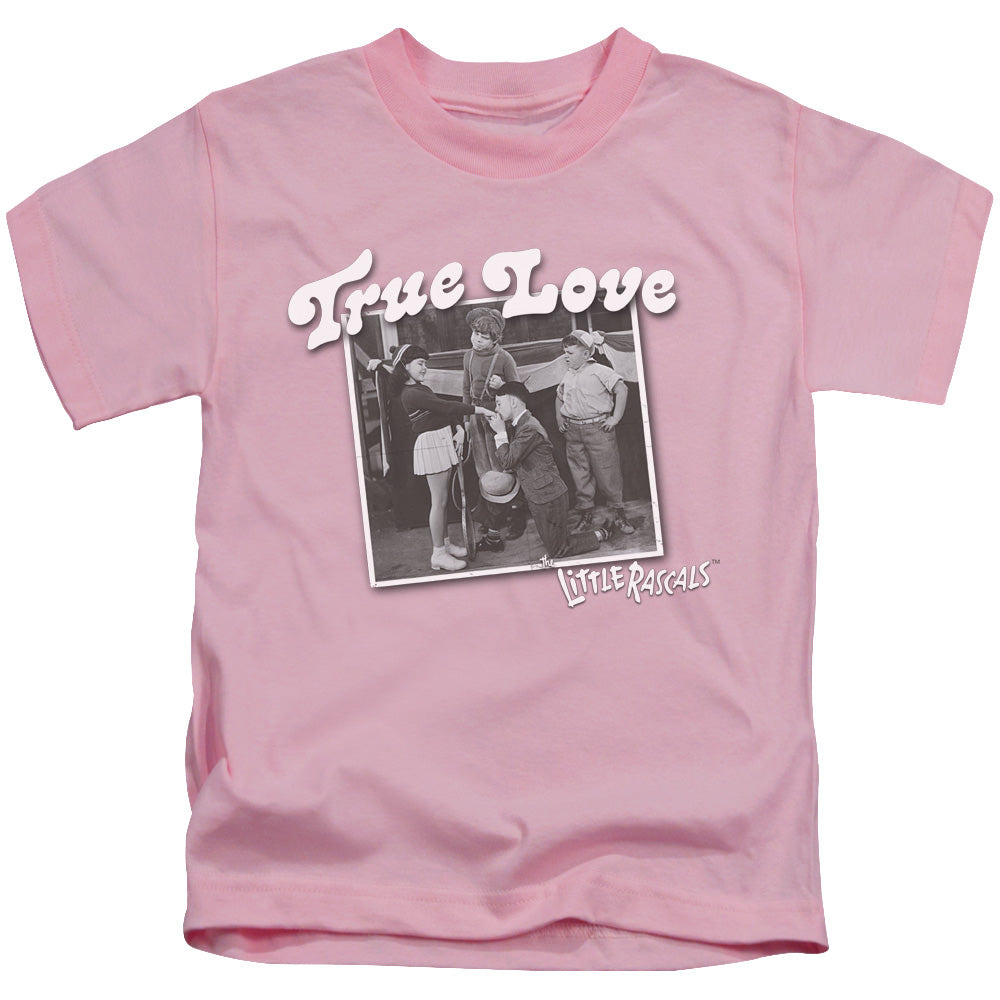 Little Rascals - True Love - Short Sleeve Juvenile 18/1 - Pink T-shirt