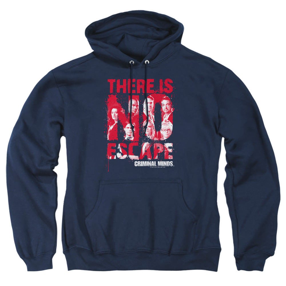 Criminal Minds - No Escape - Adult Pull-over Hoodie - Navy