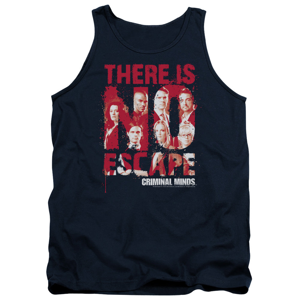 Criminal Minds - No Escape - Adult Tank - Navy