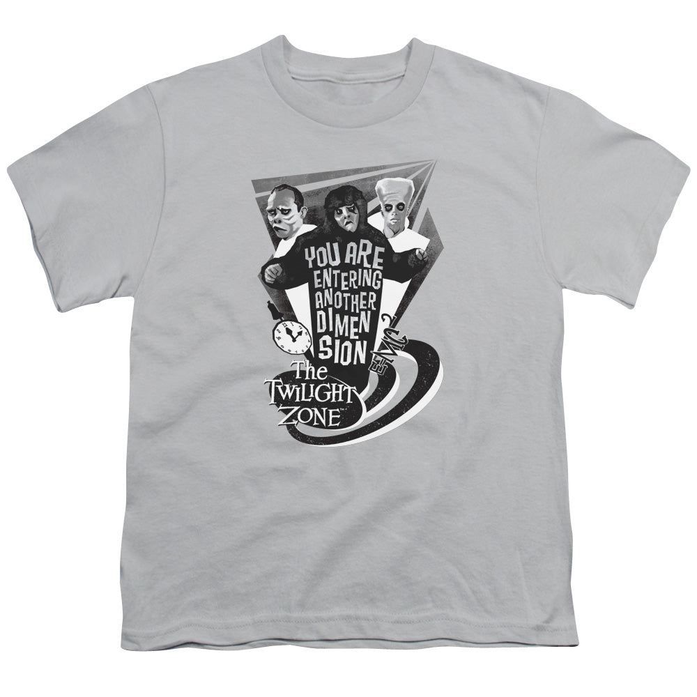 Twilight Zone - Another Dimension - Short Sleeve Youth 18/1 - Silver T-shirt
