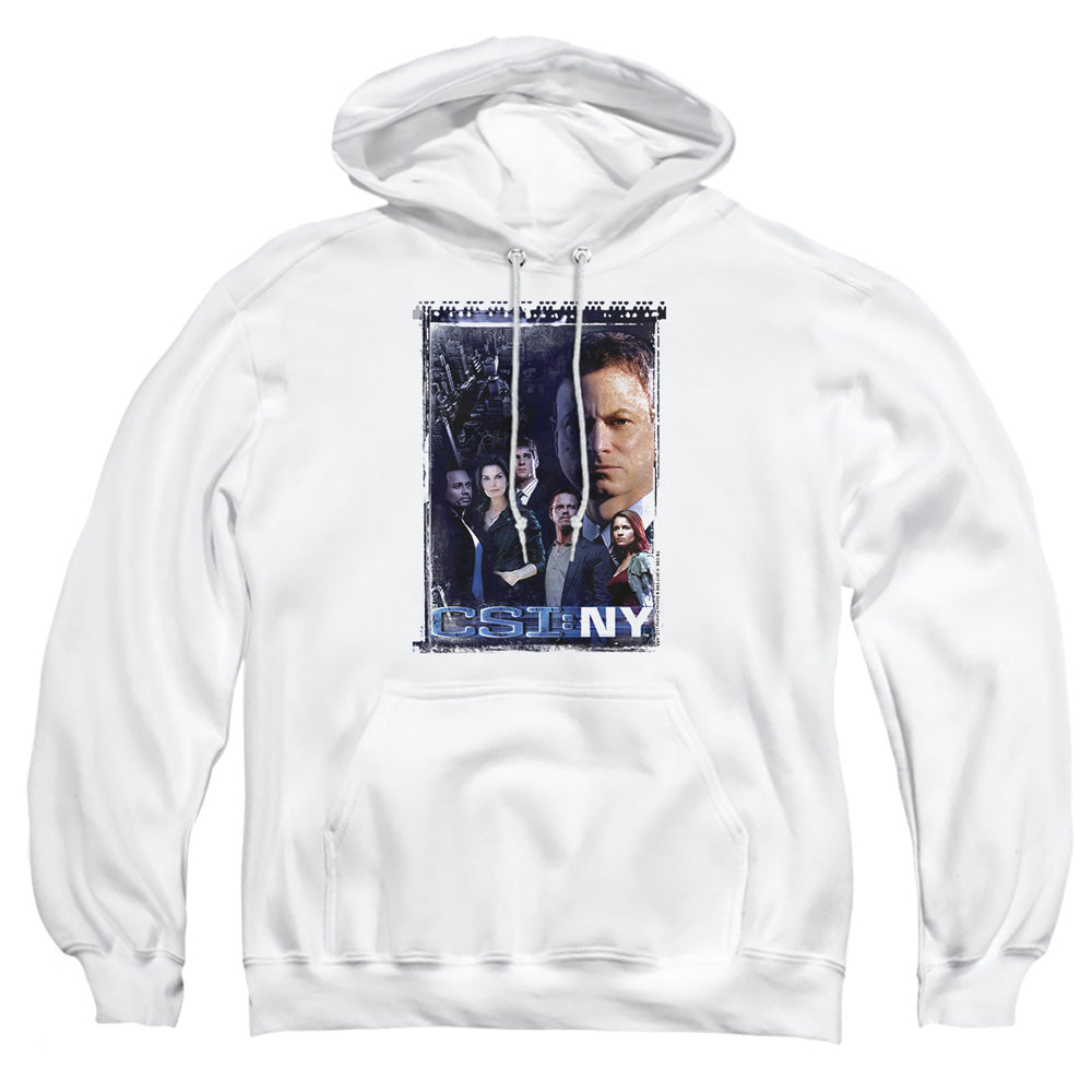 Csi Ny - Watchful Eye - Adult Pull-over Hoodie - White