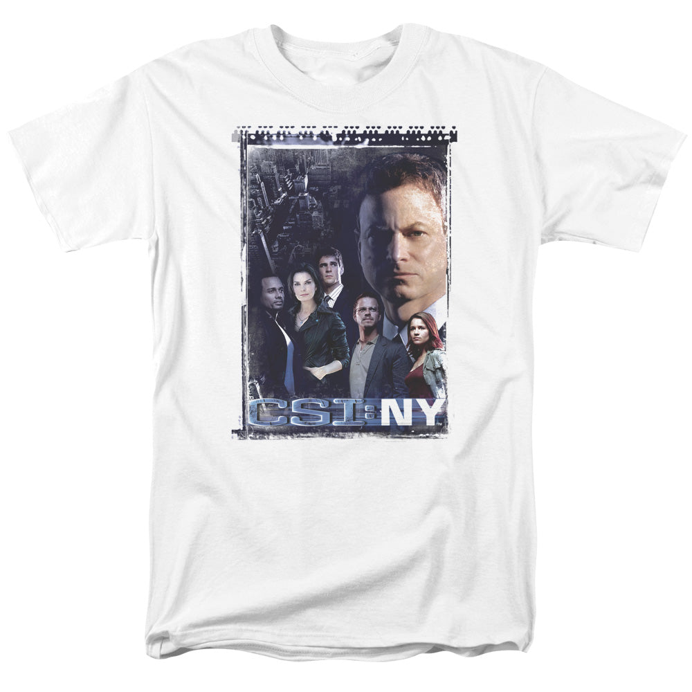 Csi Ny - Watchful Eye - Short Sleeve Adult 18/1 - White T-shirt
