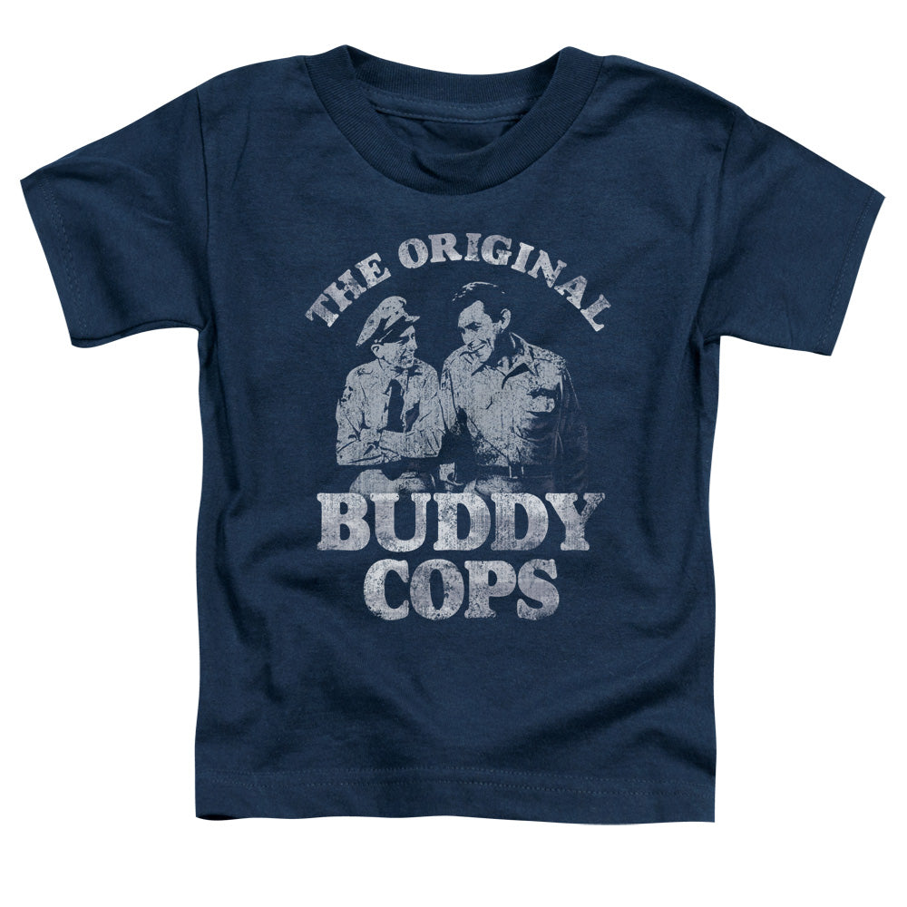 Andy Griffith - Buddy Cops - Short Sleeve Toddler Tee - Navy T-shirt