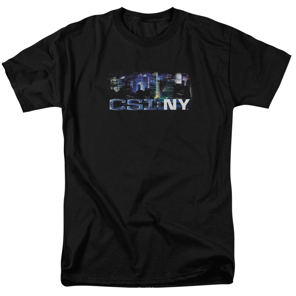 Csi Ny - Never Rests - Short Sleeve Adult 18/1 - Black T-shirt